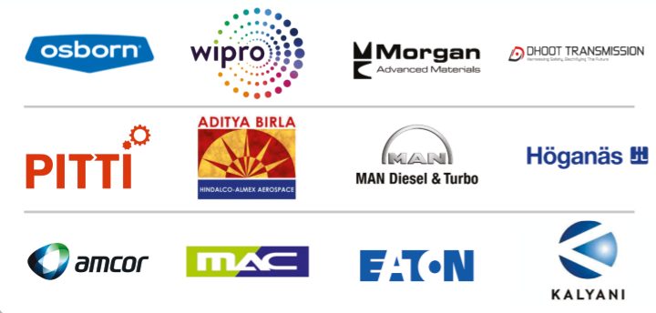 Engineering and manufacturing client logos