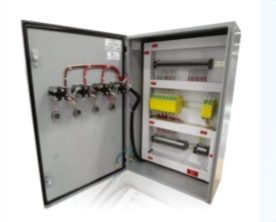 Open distribution panel